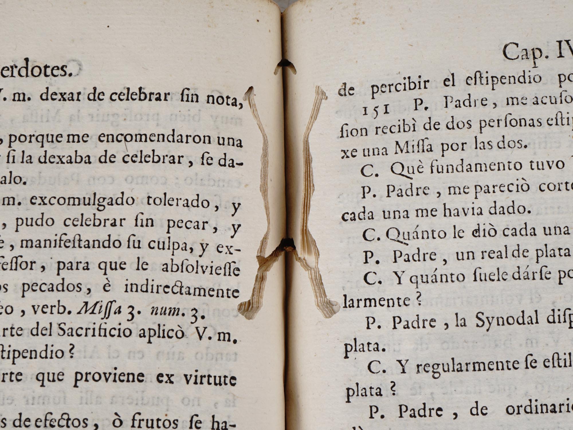 ANTIQUE 18TH C RELIGIOUS CATHOLIC BOOK IN SPANISH PIC-10